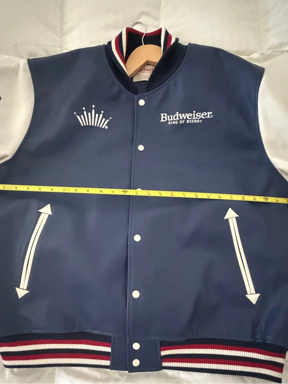 PacSun Navy, Red and White Varsity Jacket